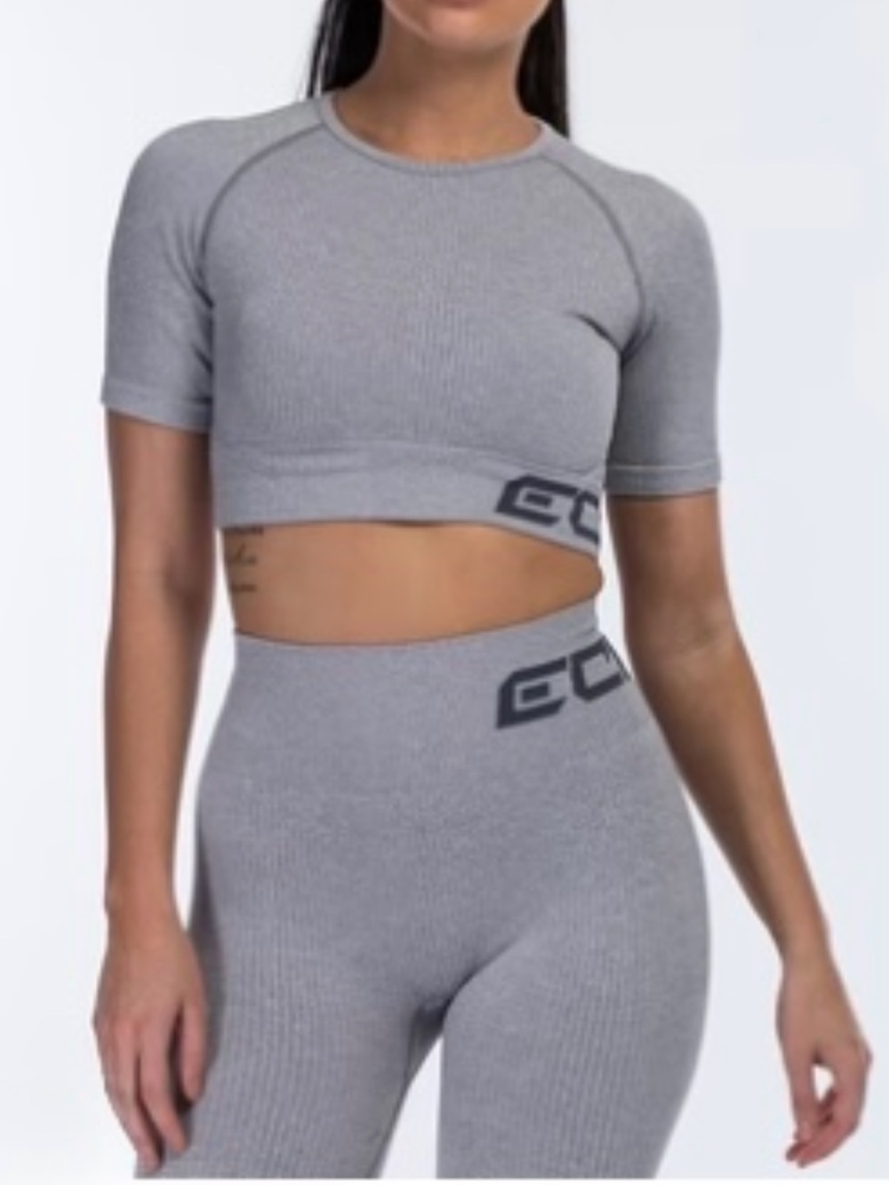 ECHT Arise Comfort Workout Set - Flint Gray